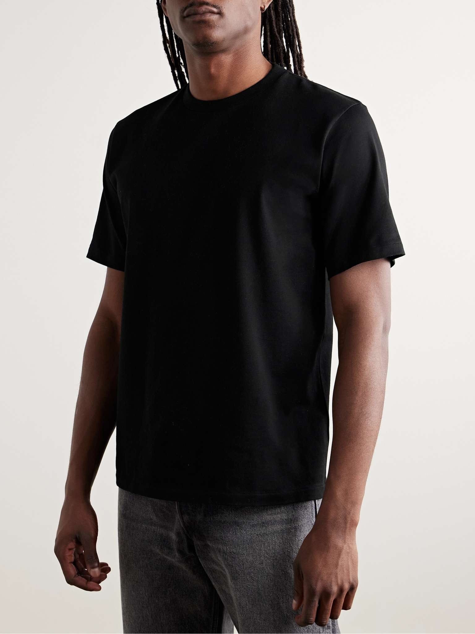 Luster Cotton-Jersey T-Shirt - 3