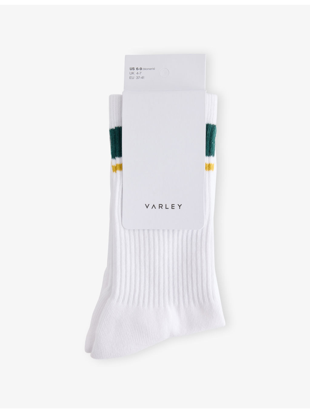 Lamar Club Stripe-Trim Cotton-Blend Sockd - 1
