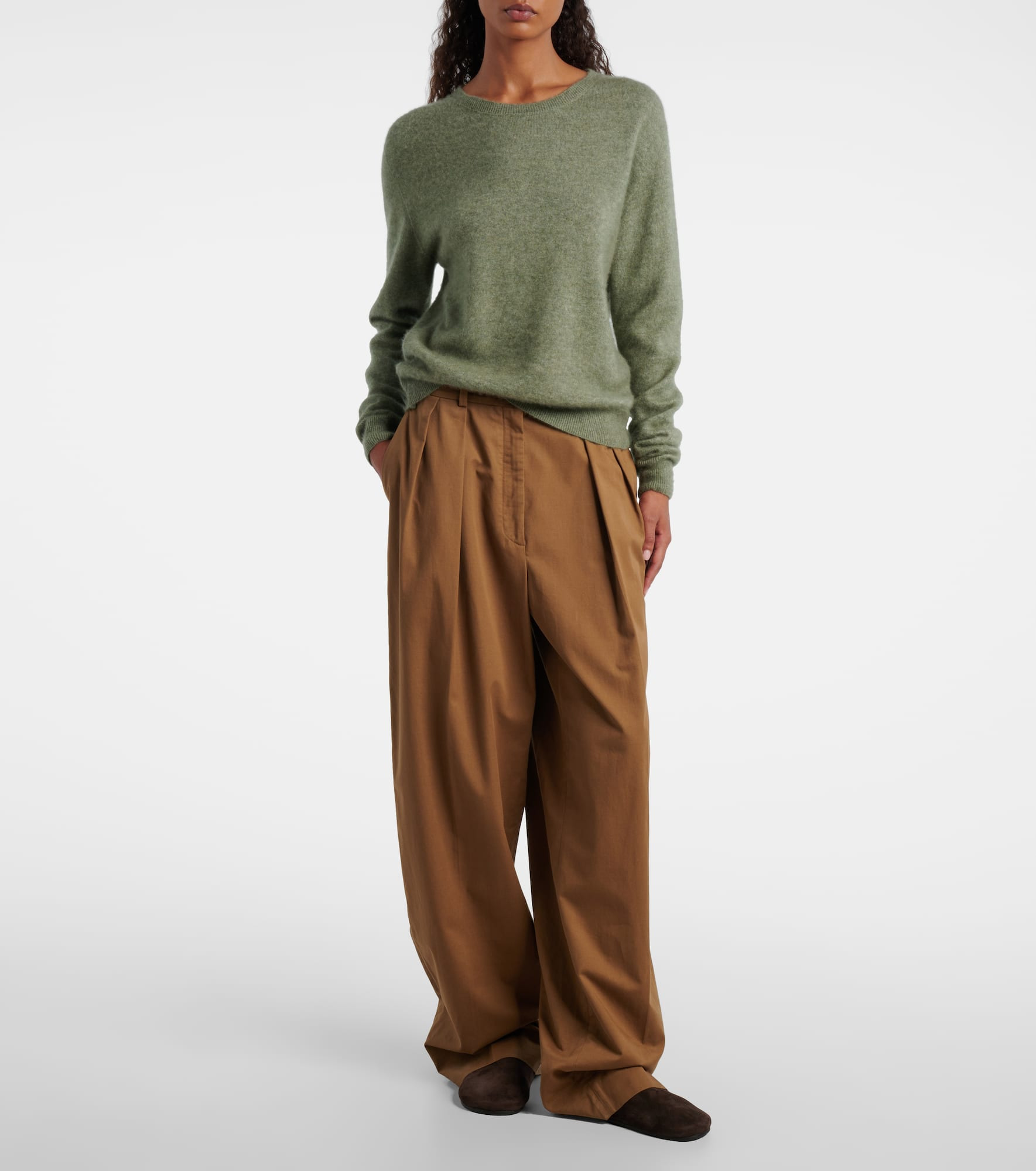 Hudson suede mules - 3