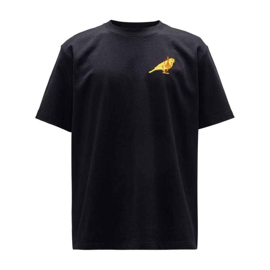 JW Anderson Anchor Logo-Embroidered Cotton T-Shirt - 5