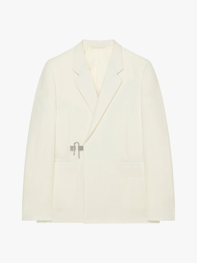 SLIM-FIT JACKET IN WOOL AND MOHAIR WITH U-LOCK 1