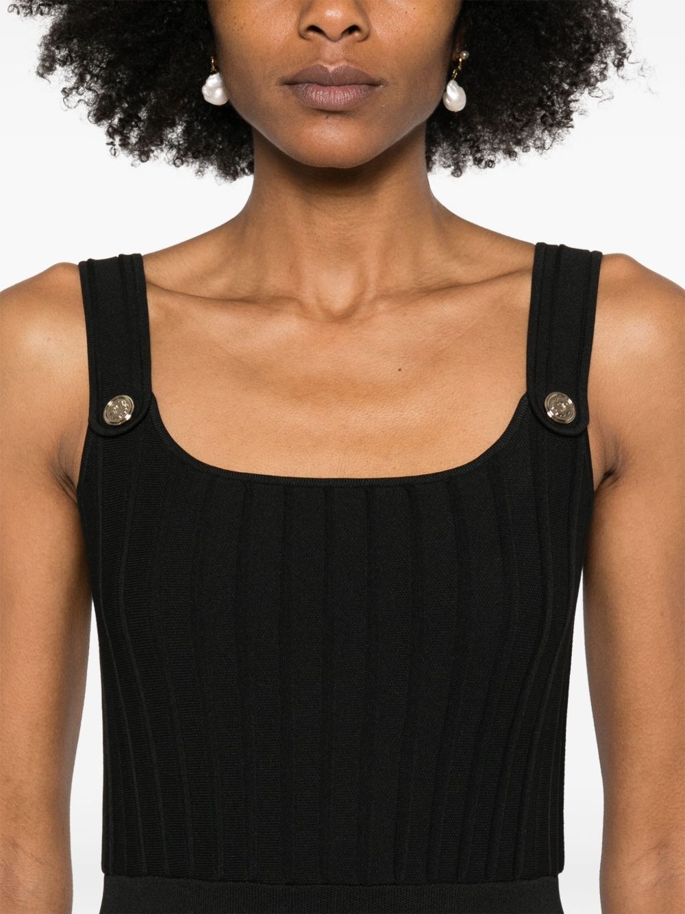 ribbed midi dress - 5