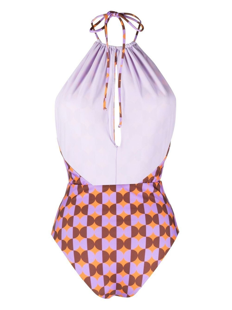 La DoubleJ Esther neck tie swimsuit outlook