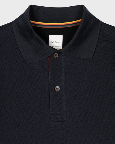 Paul Smith 'Artist Stripe' Placket Polo Shirt outlook