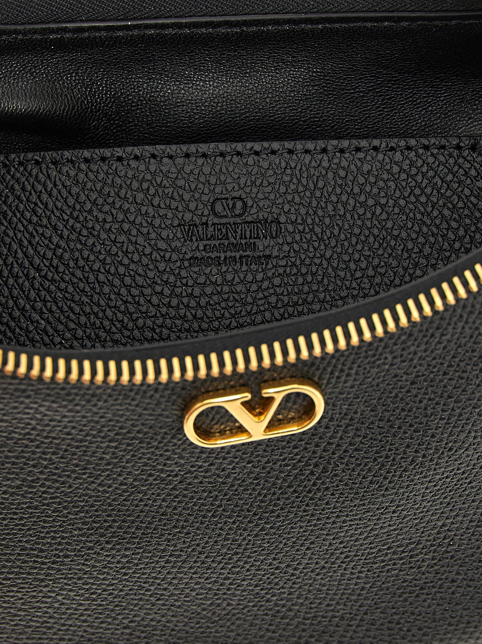 Valentino Garavani Vlogo Mini Shoulder Bag Shoulder Bags Black - 4