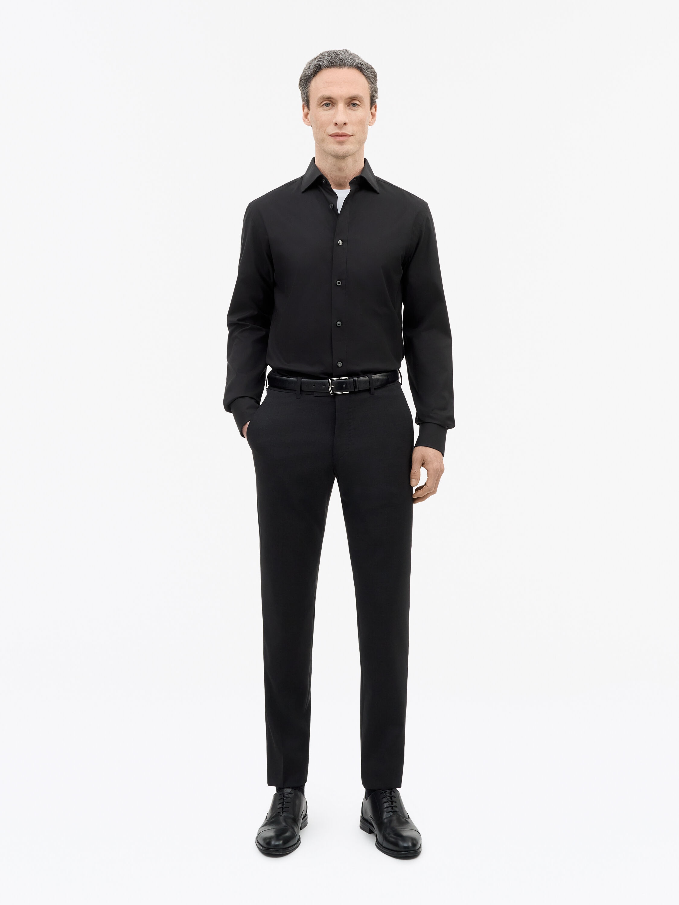 Adley C Cutaway Collar Shirt - 2