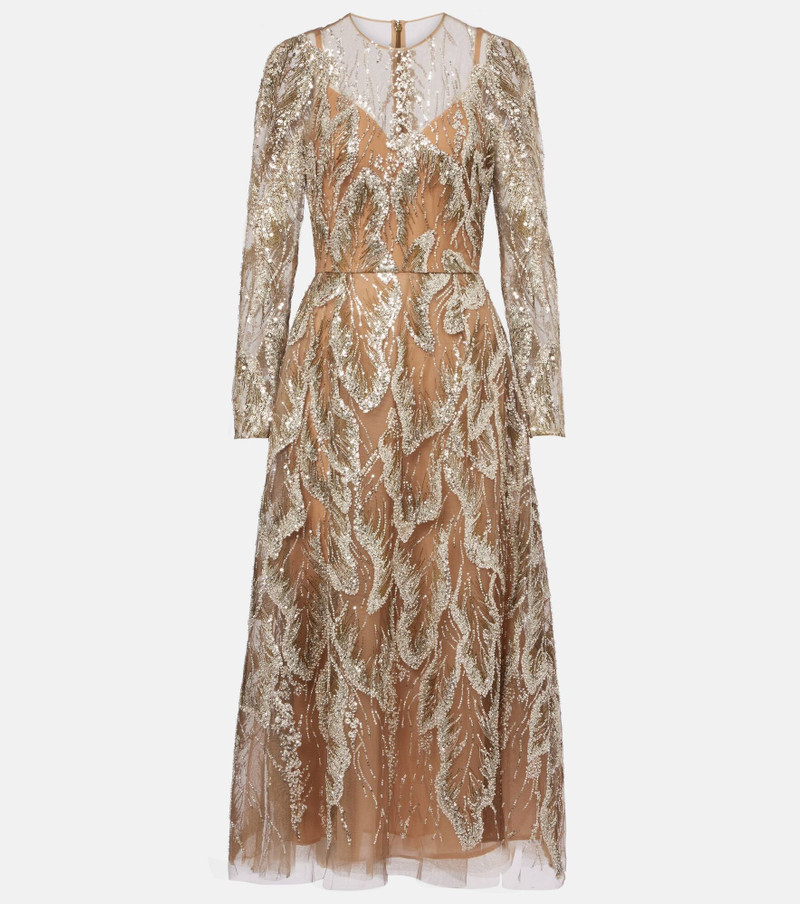 Embroidered cocktail dress 1