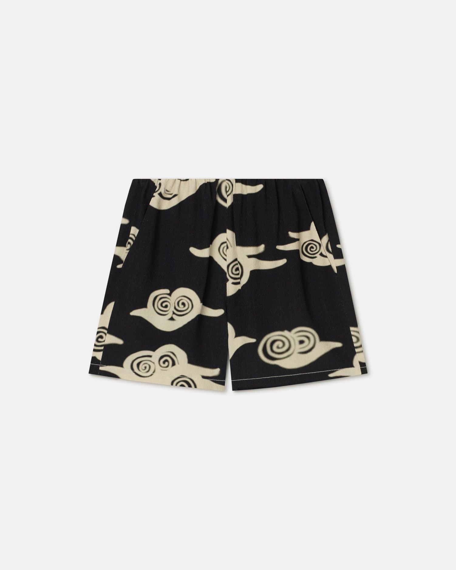 Printed Crepe Shorts - 1