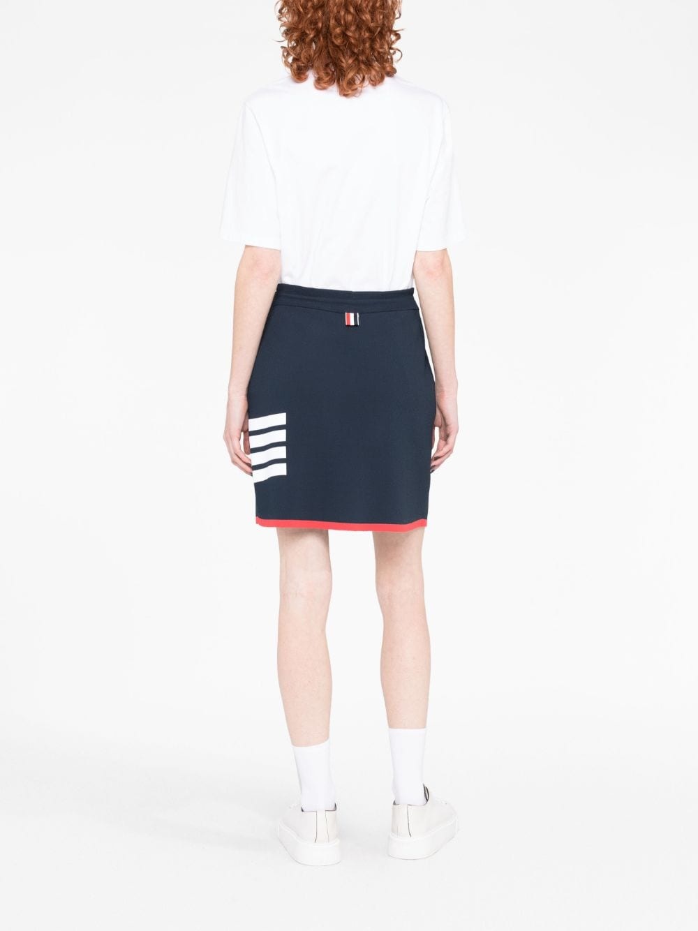 4-Bar box pleat miniskirt - 4