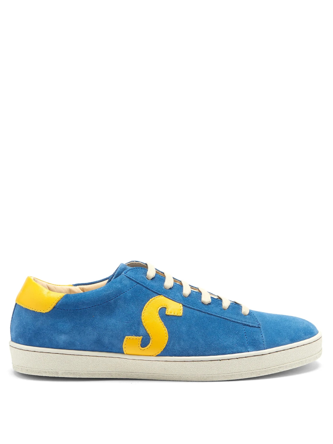 Hassler logo-appliqué suede trainers - 1