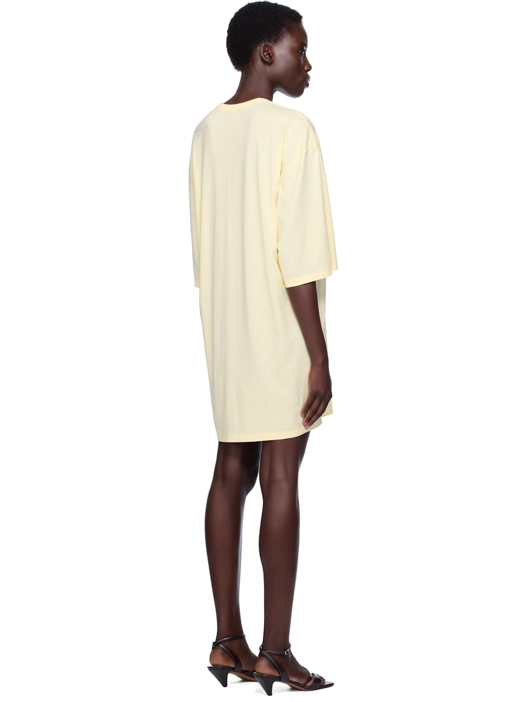 Yellow Relaxed Tee Minidress - 3