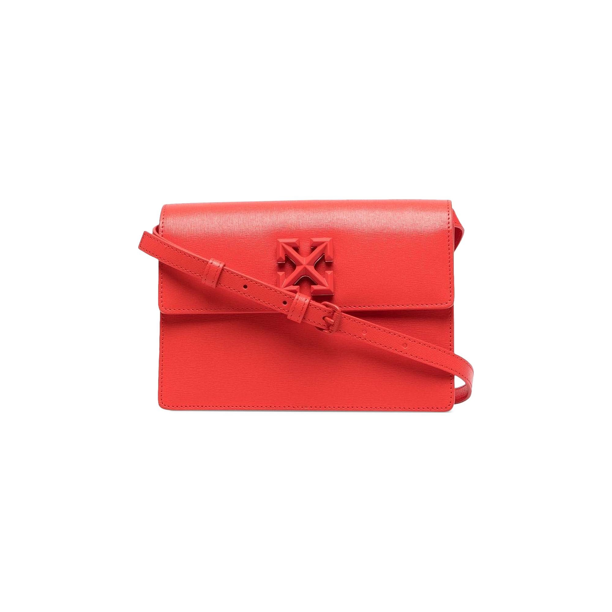 Off-White Jitney 2.0 Saffiano Shoulder Bag 'Red' - 1