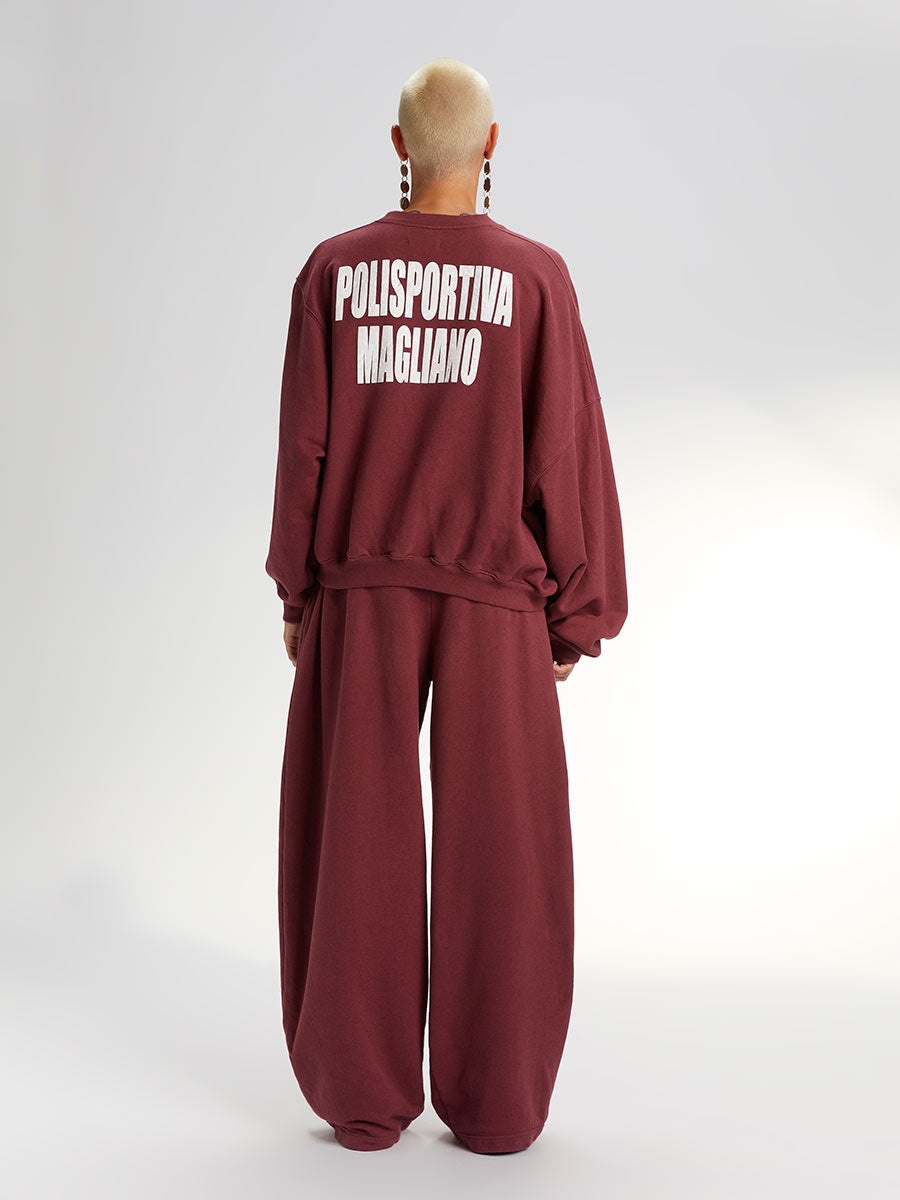 Polisportiva Twisted Sweatshirt Red - 4