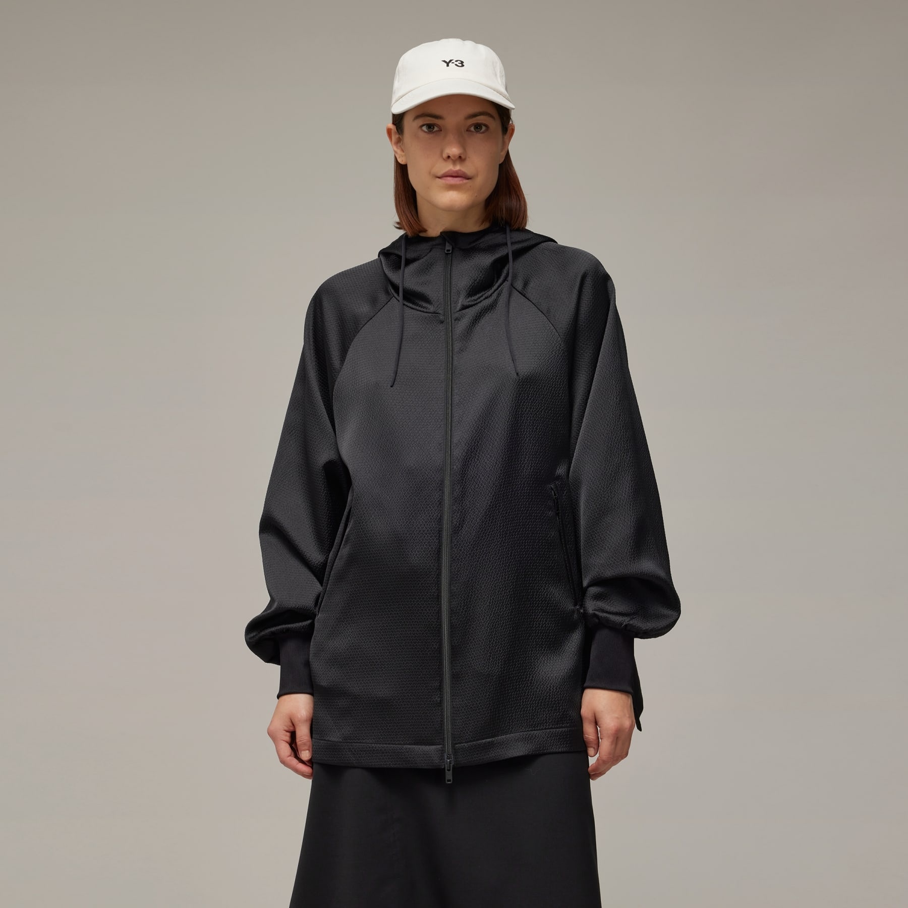 yri☁︎  Y-3 Y-3 Tech Seersucker Zip Hoodie | REVERSIBLE