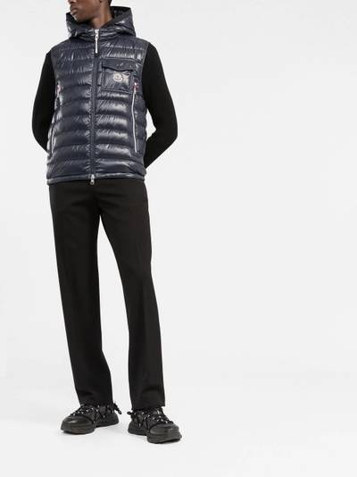 Moncler Ragot logo-patch padded gilet outlook