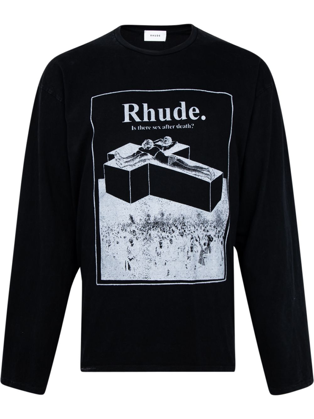 graphic-print long-sleeve T-shirt - 1