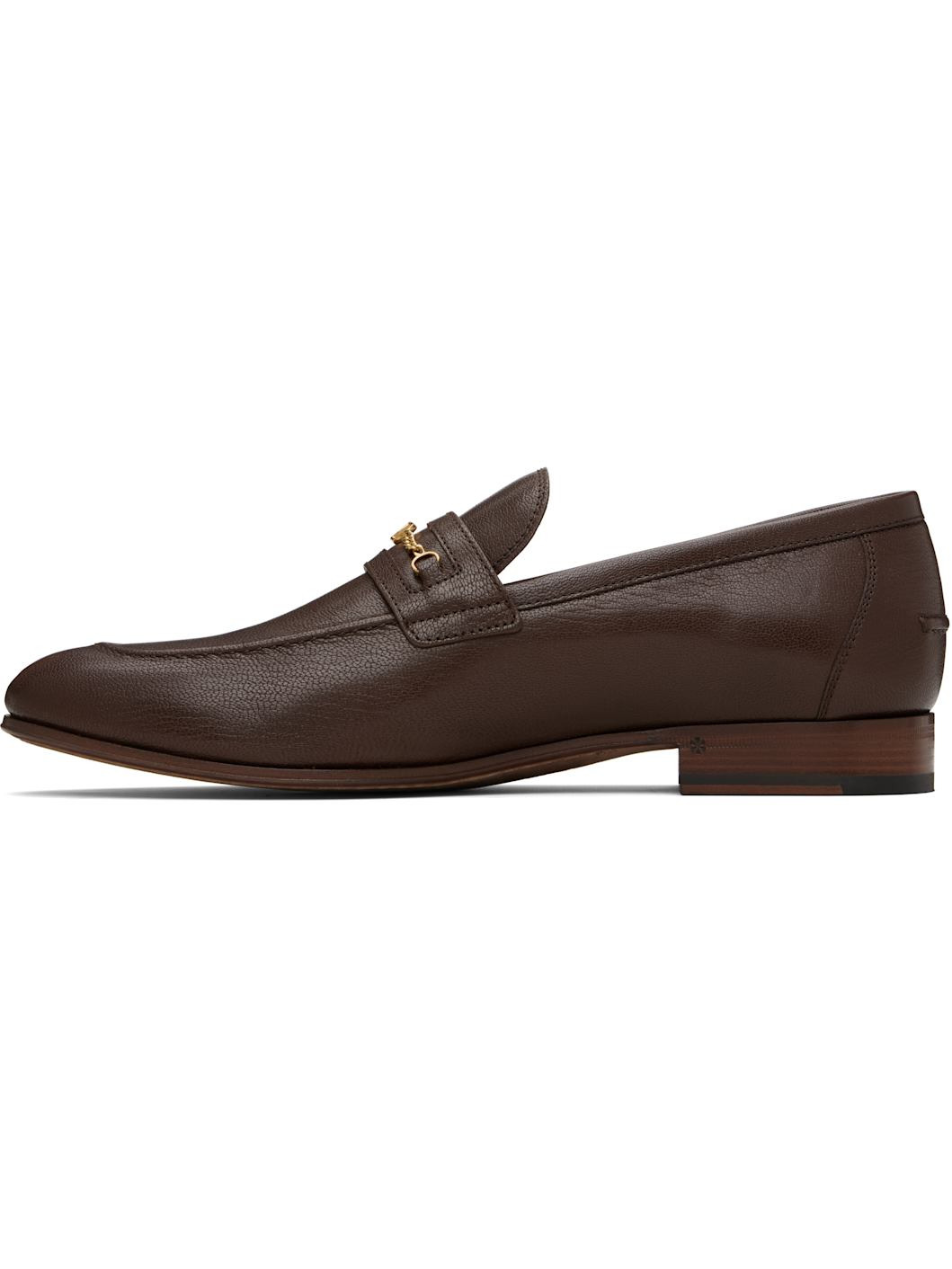 Brown VLogo Signature Kidskin Loafers - 3