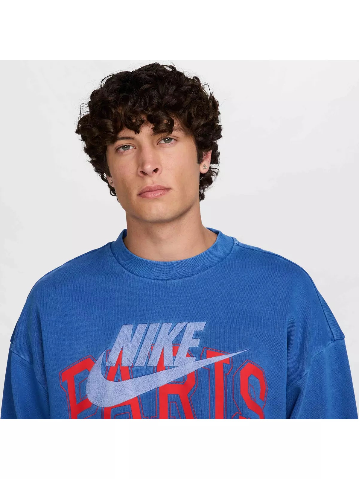 Air Men's "Paris" Fleece Crew -Blue - 3