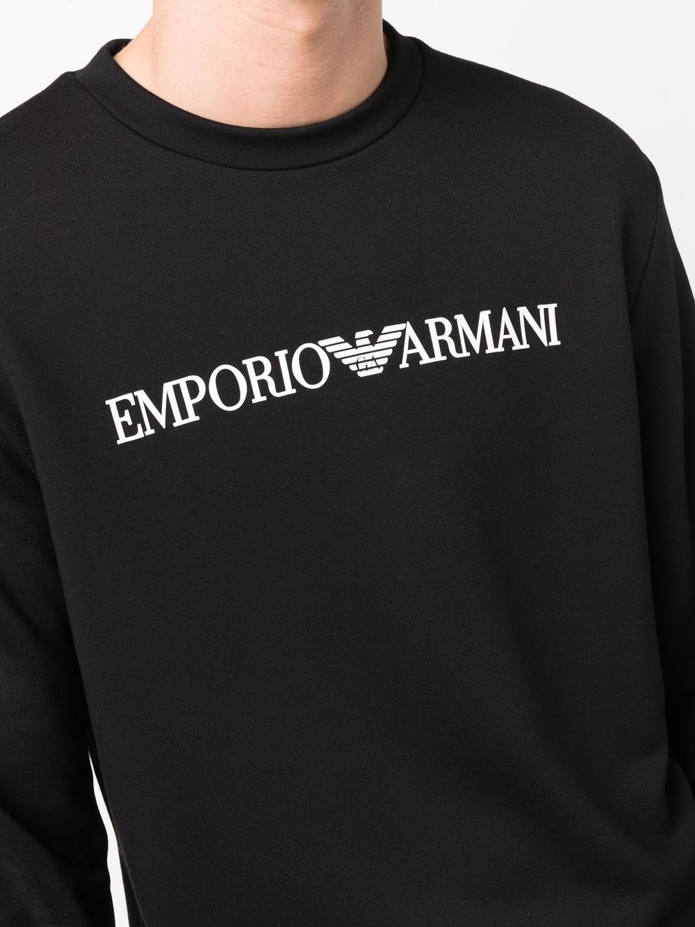 logo-print crew-neck sweatshirt - 5