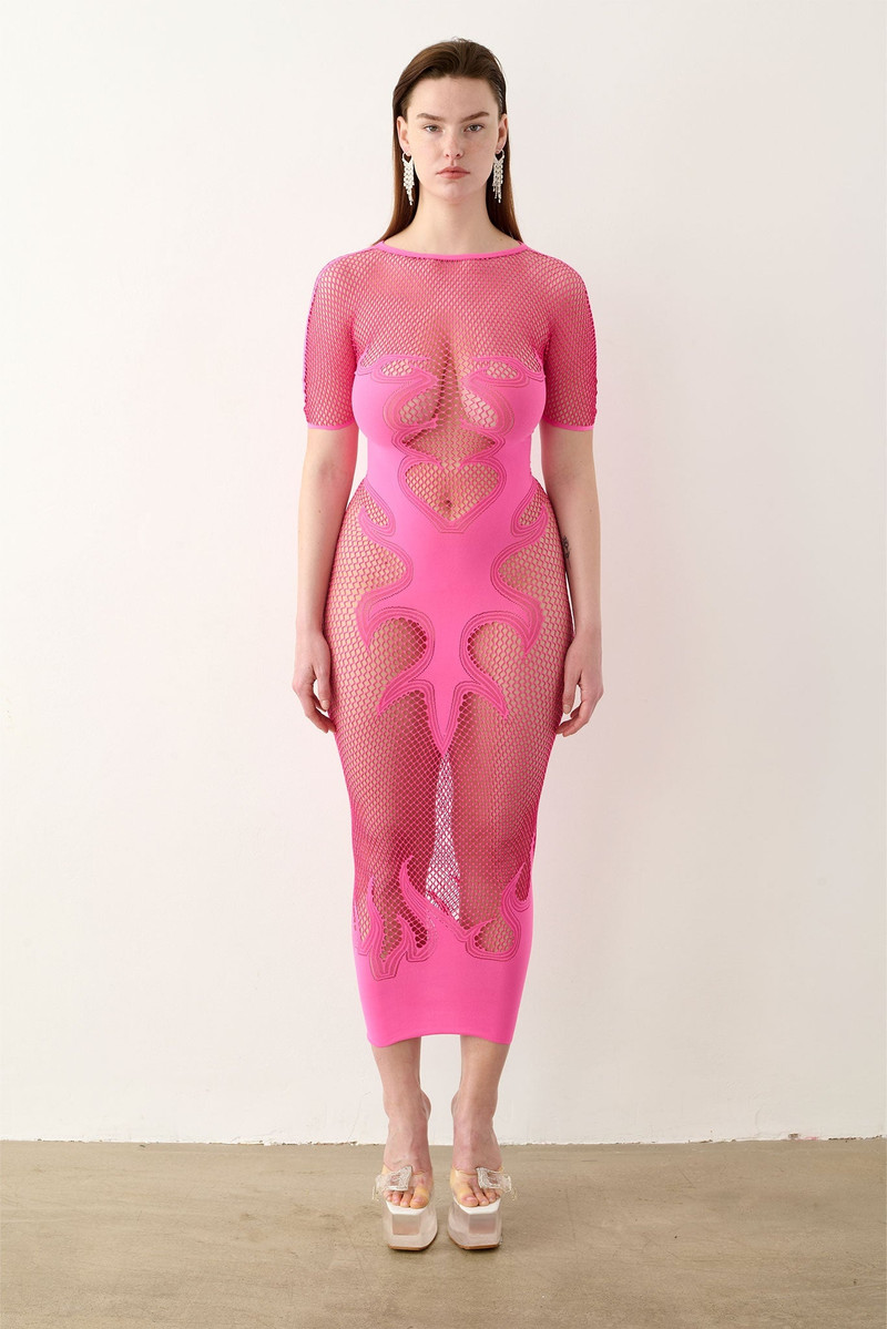POSTER GIRL PEACHY DRESS PINK outlook