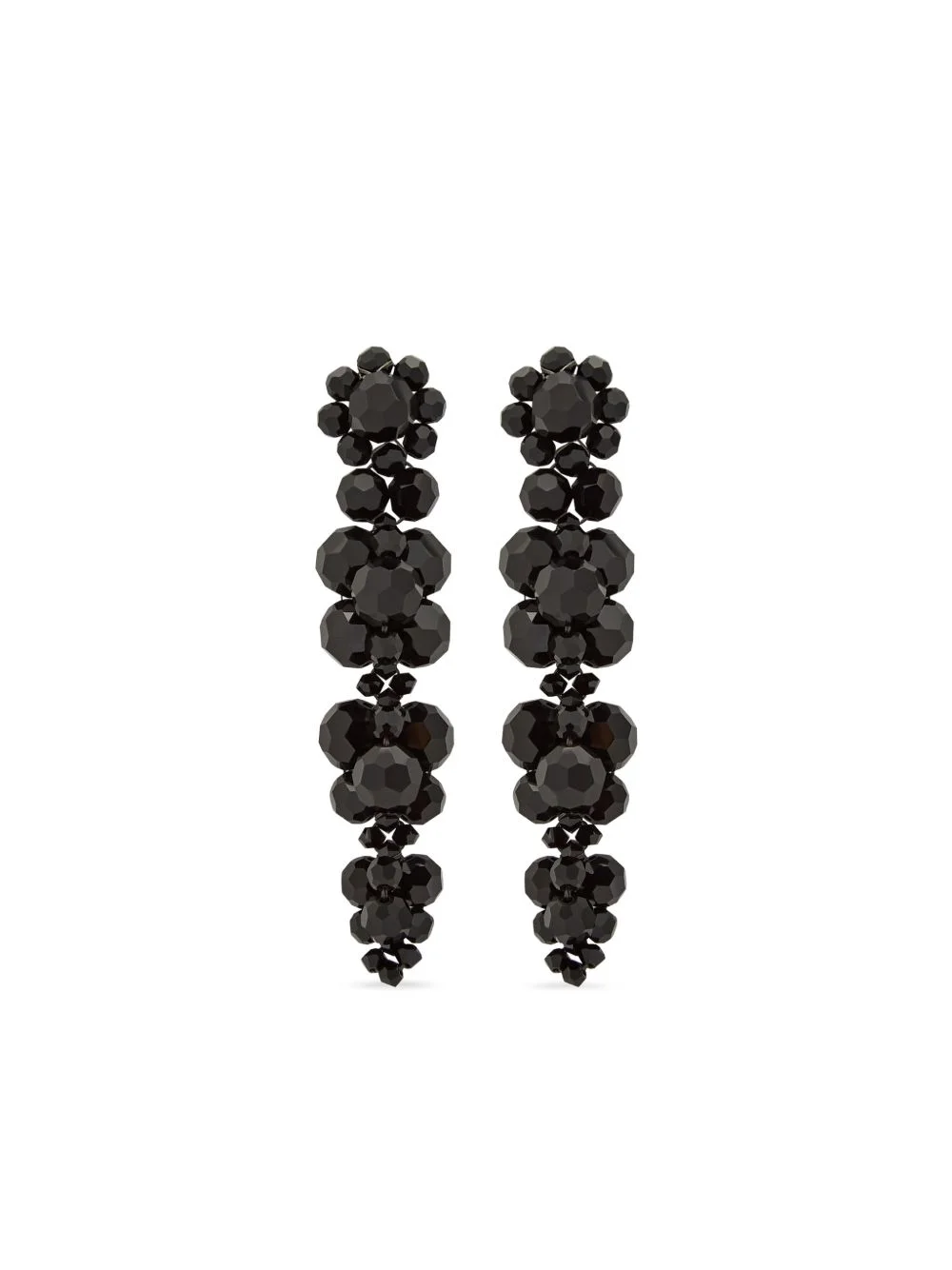 beaded flower earrings - 1