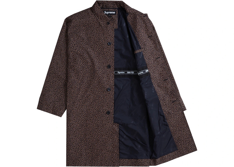 Supreme Supreme GORE TEX Overcoat Flower Print outlook