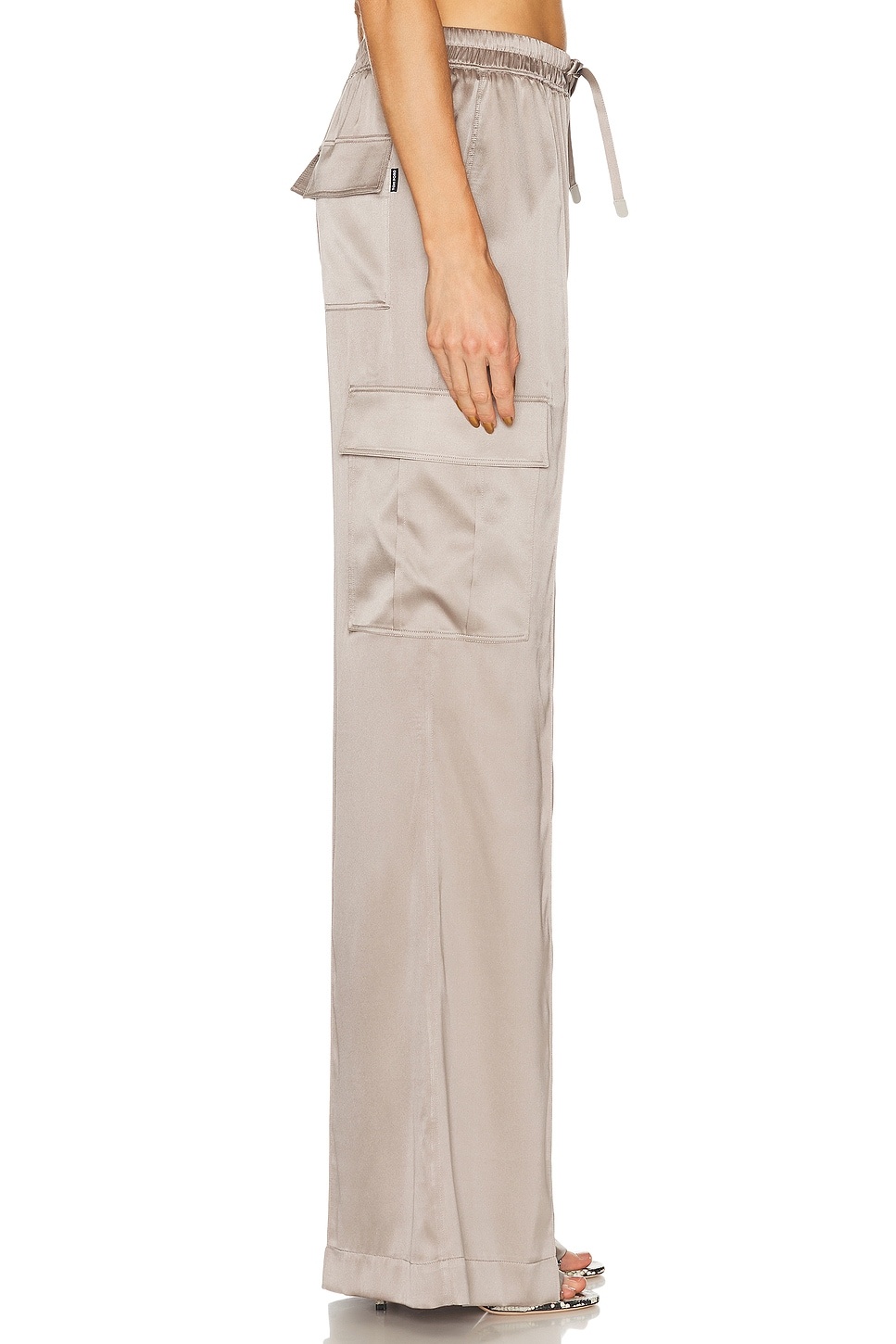 Silk Satin Cargo PJ Pant - 3