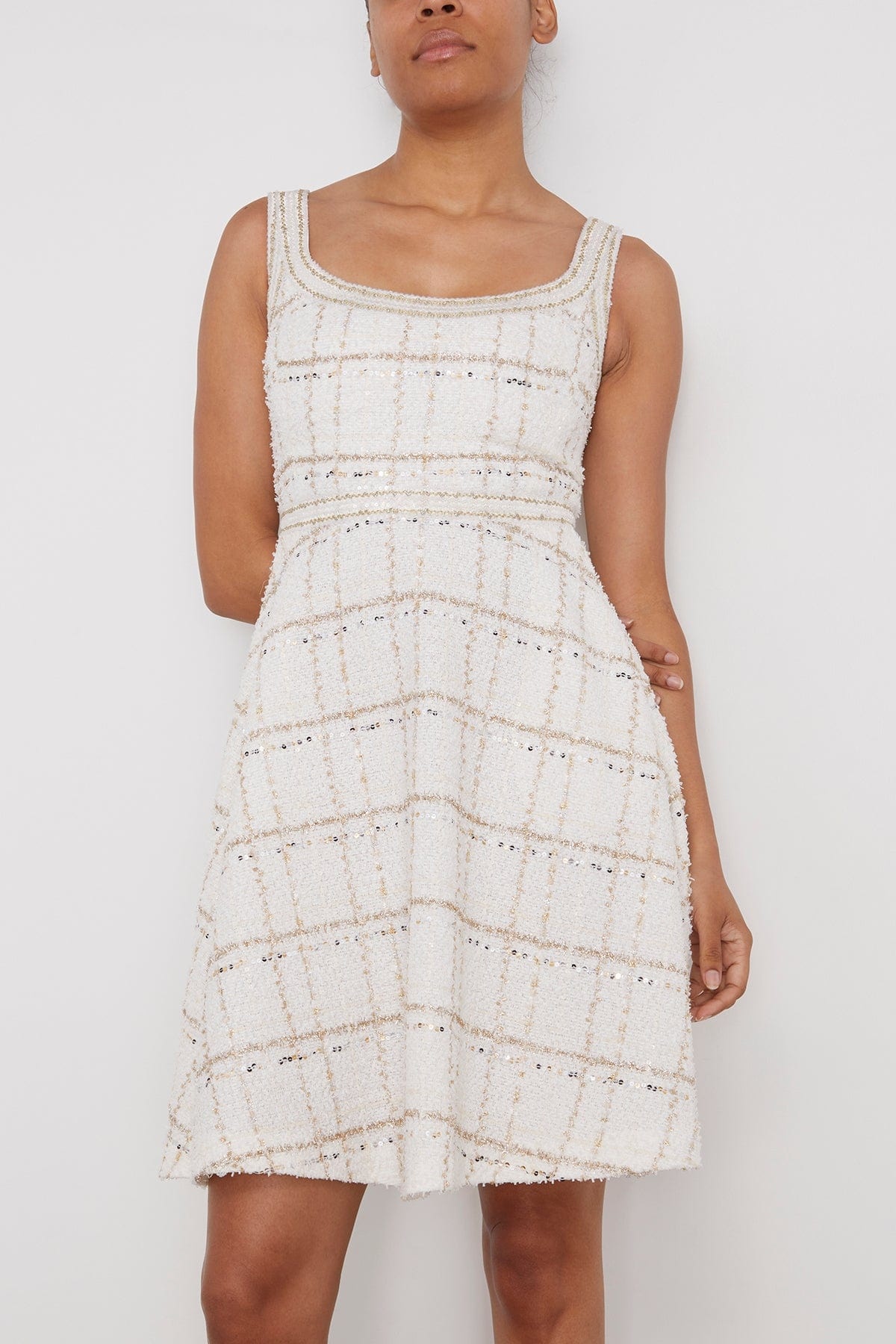 Dress in Ivory/Gold - 3