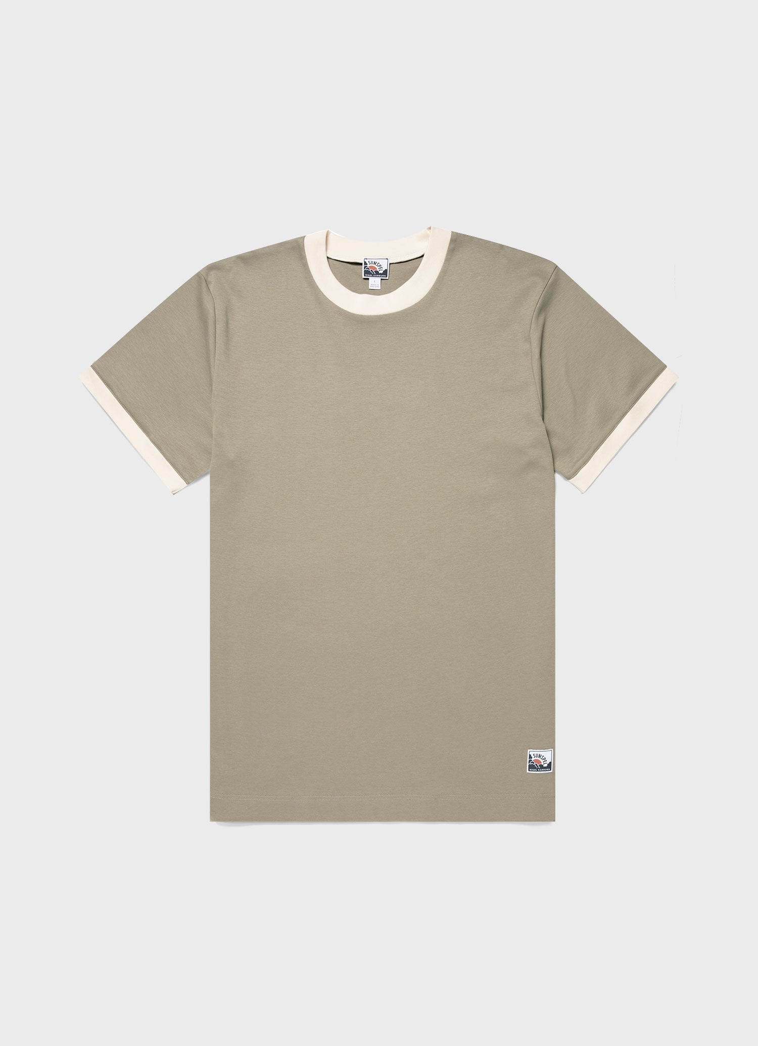 Sunspel x Nigel Cabourn Carbon Brushed T‑shirt - 1