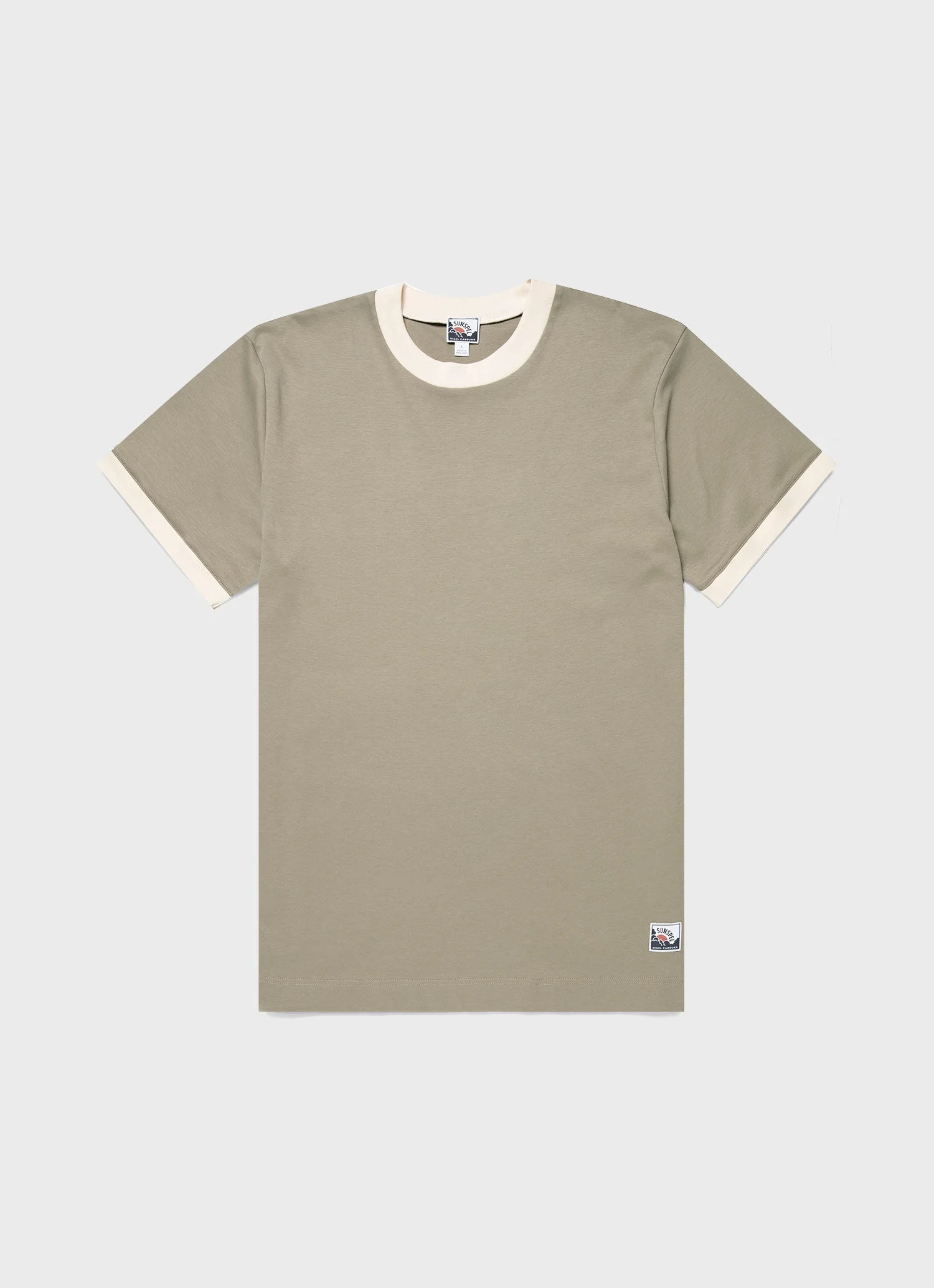 Sunspel x Nigel Cabourn Carbon Brushed T‑shirt - 1