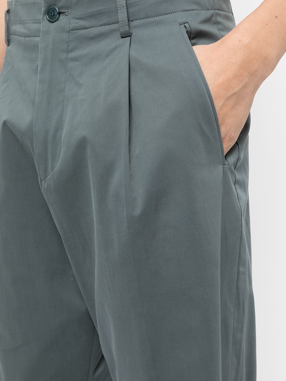 mid-rise straight trousers - 5