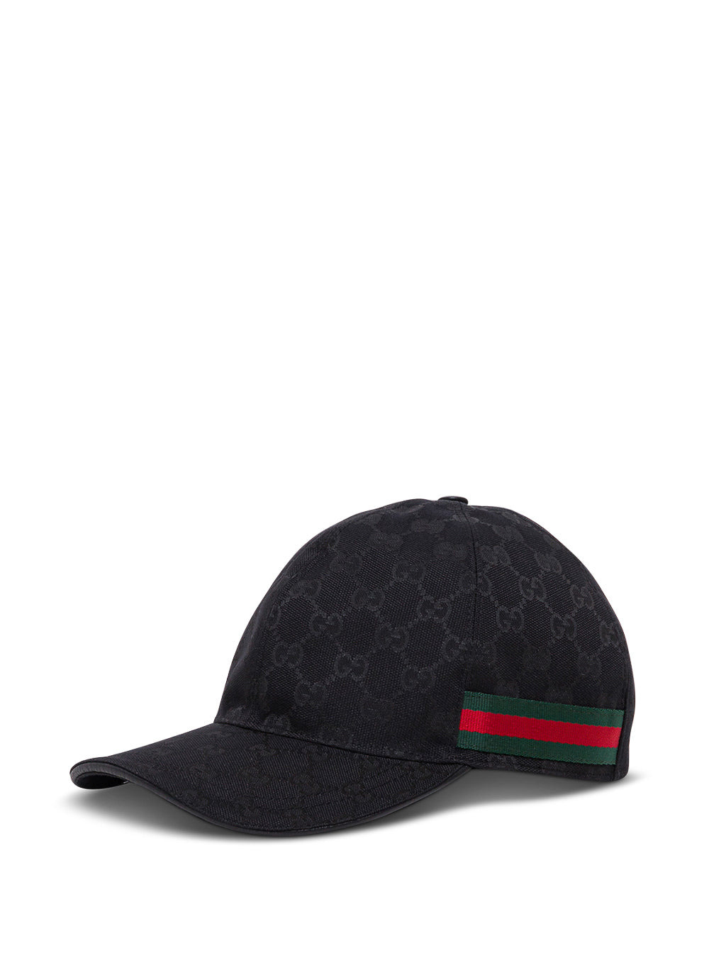 Gucci Men Cotton Blend Gg Hat With Web Ribbon - 1