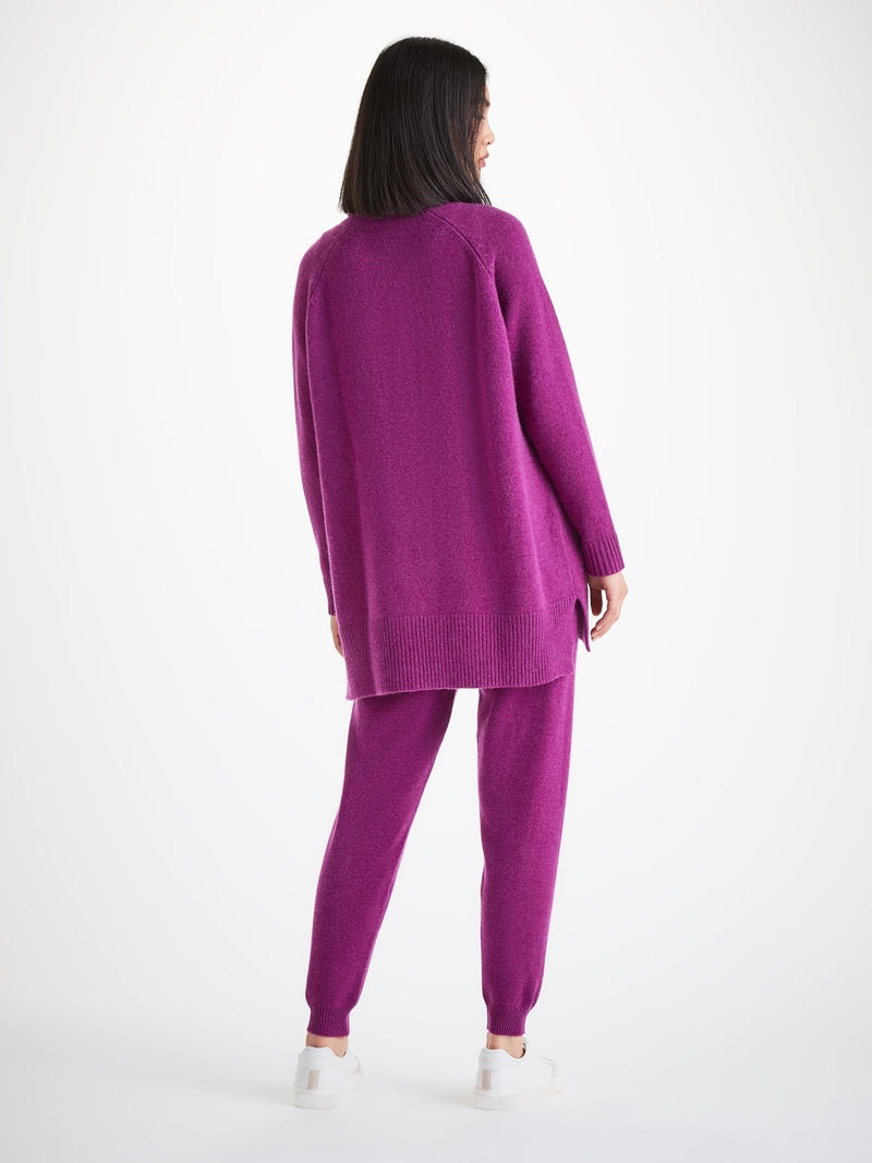 Women's Cardigan Nina Cashmere Purple - 4