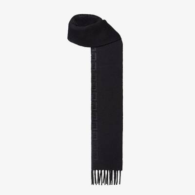 FENDI Black cashmere scarf outlook