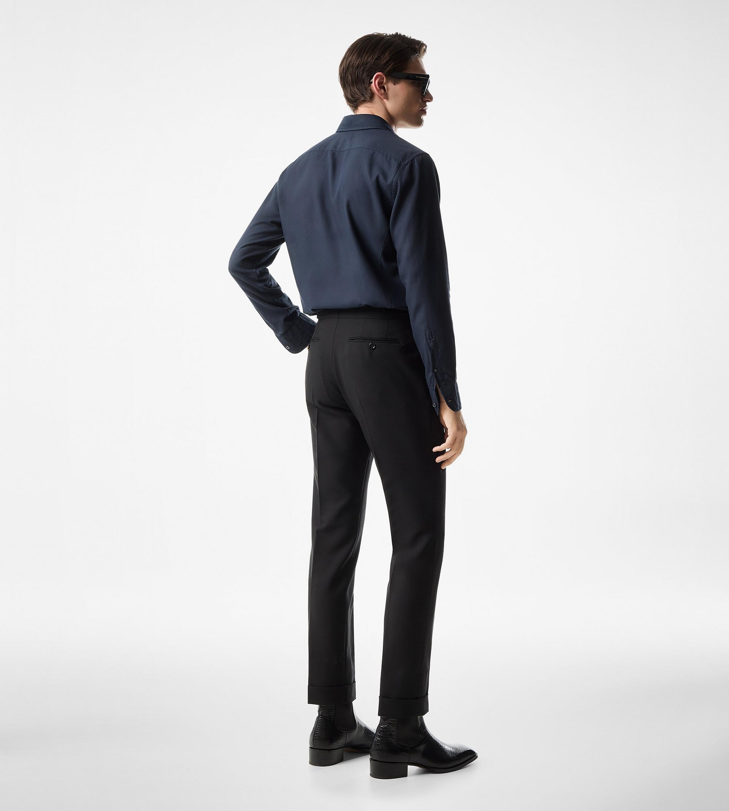 CASHMERE LIGHT TWILL SLIM FIT SHIRT - 3
