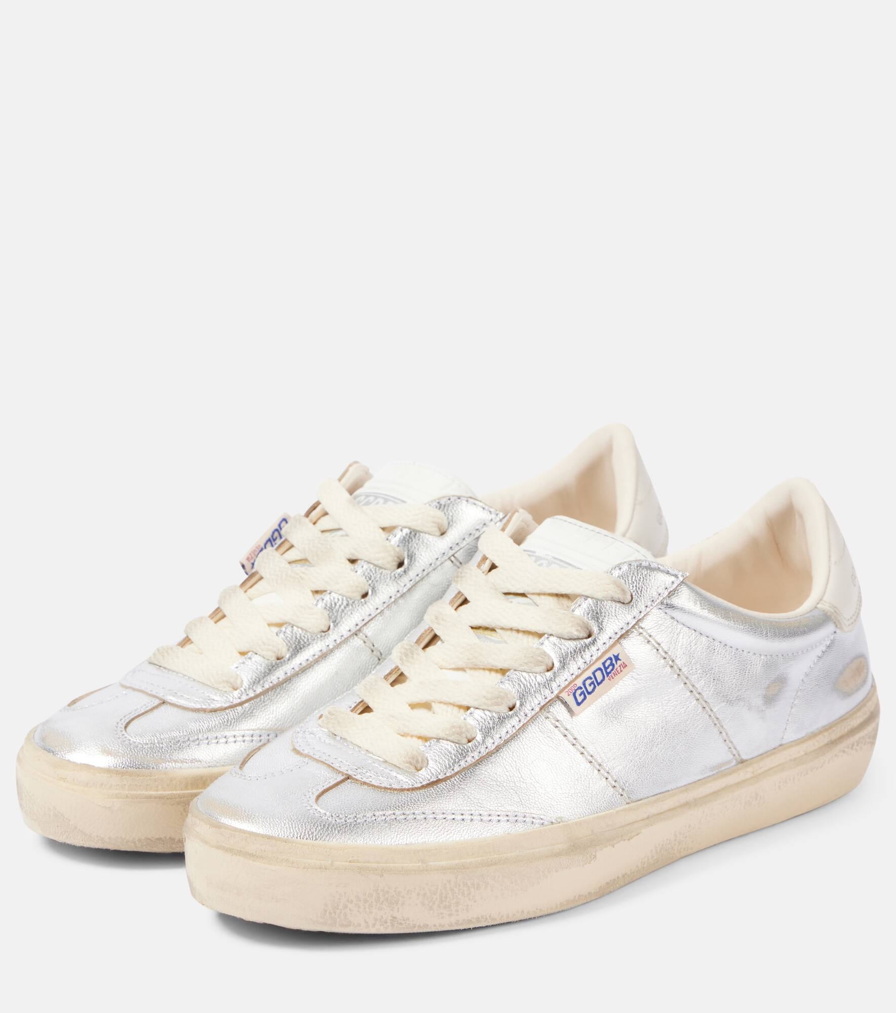 Soul-Star metallic leather sneakers - 4