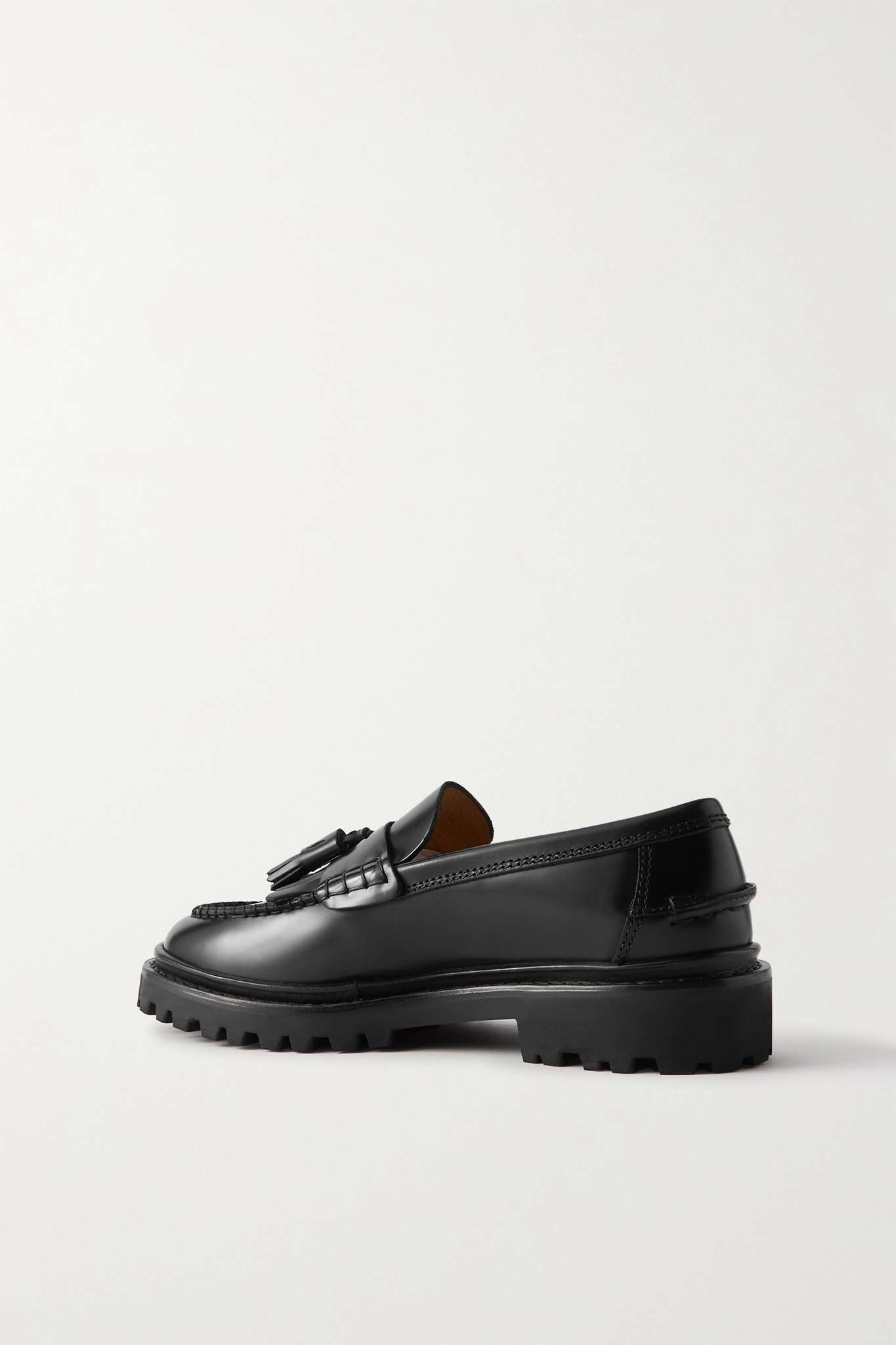 Frezza tasseled glossed-leather loafers - 3