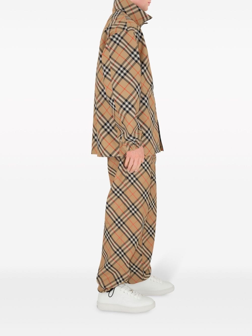 Vintage Check-print twill jacket - 3