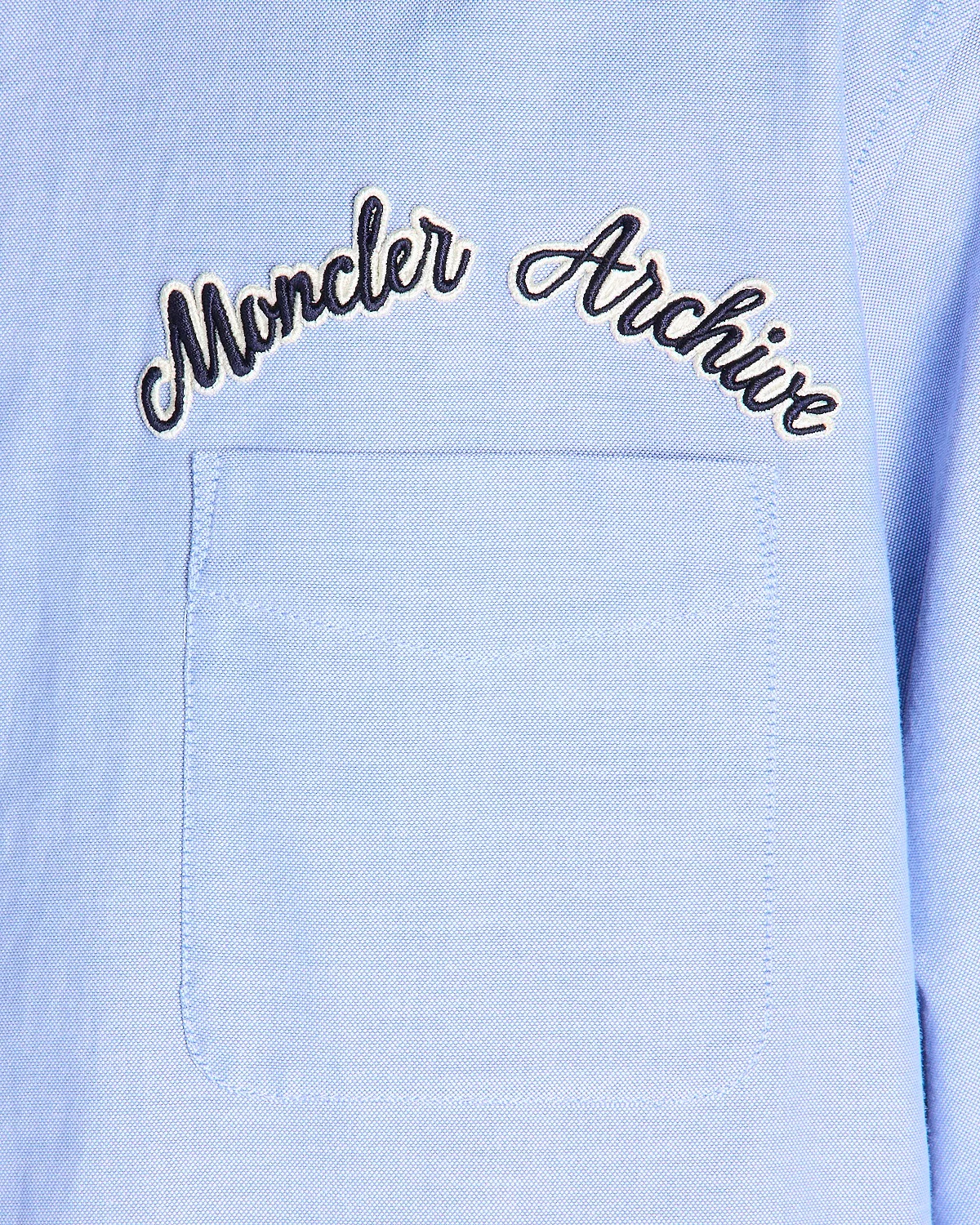 Cotton Embroidered Logo Button Down Shirt - 5
