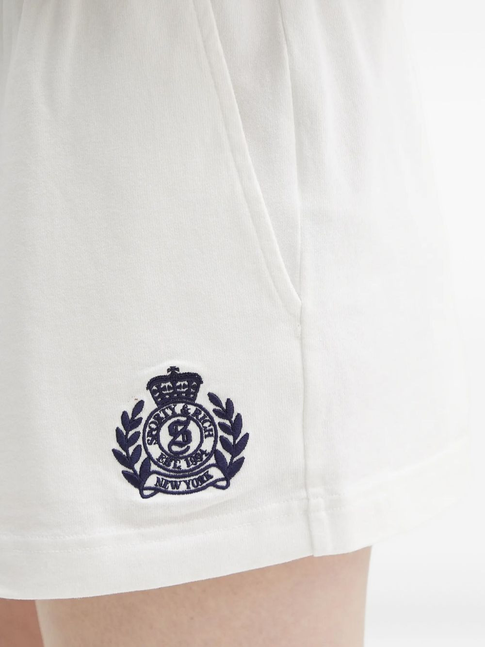 logo-embroidered shorts - 5