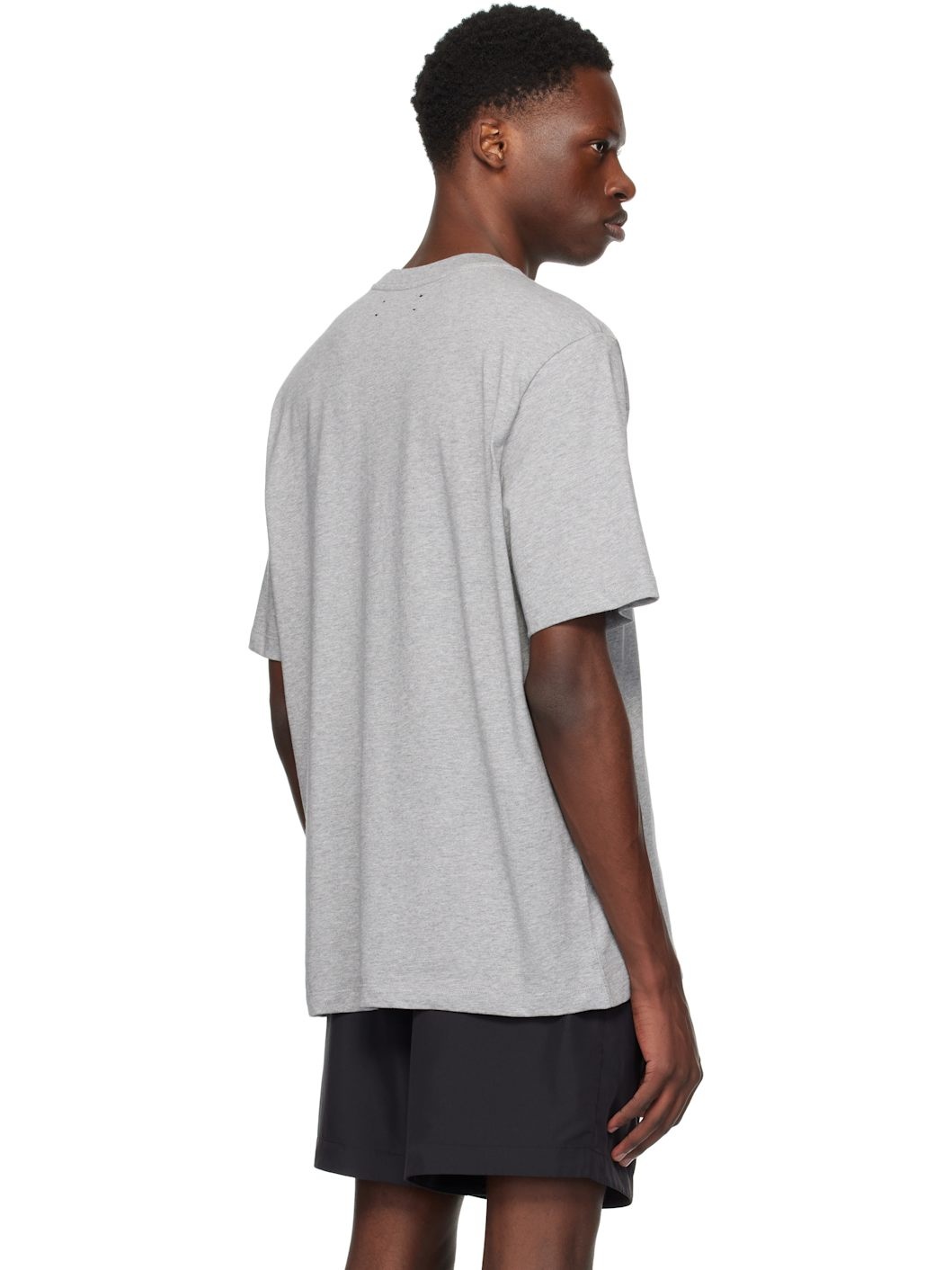 Gray 'Amiri Stencil' T-shirt - 3