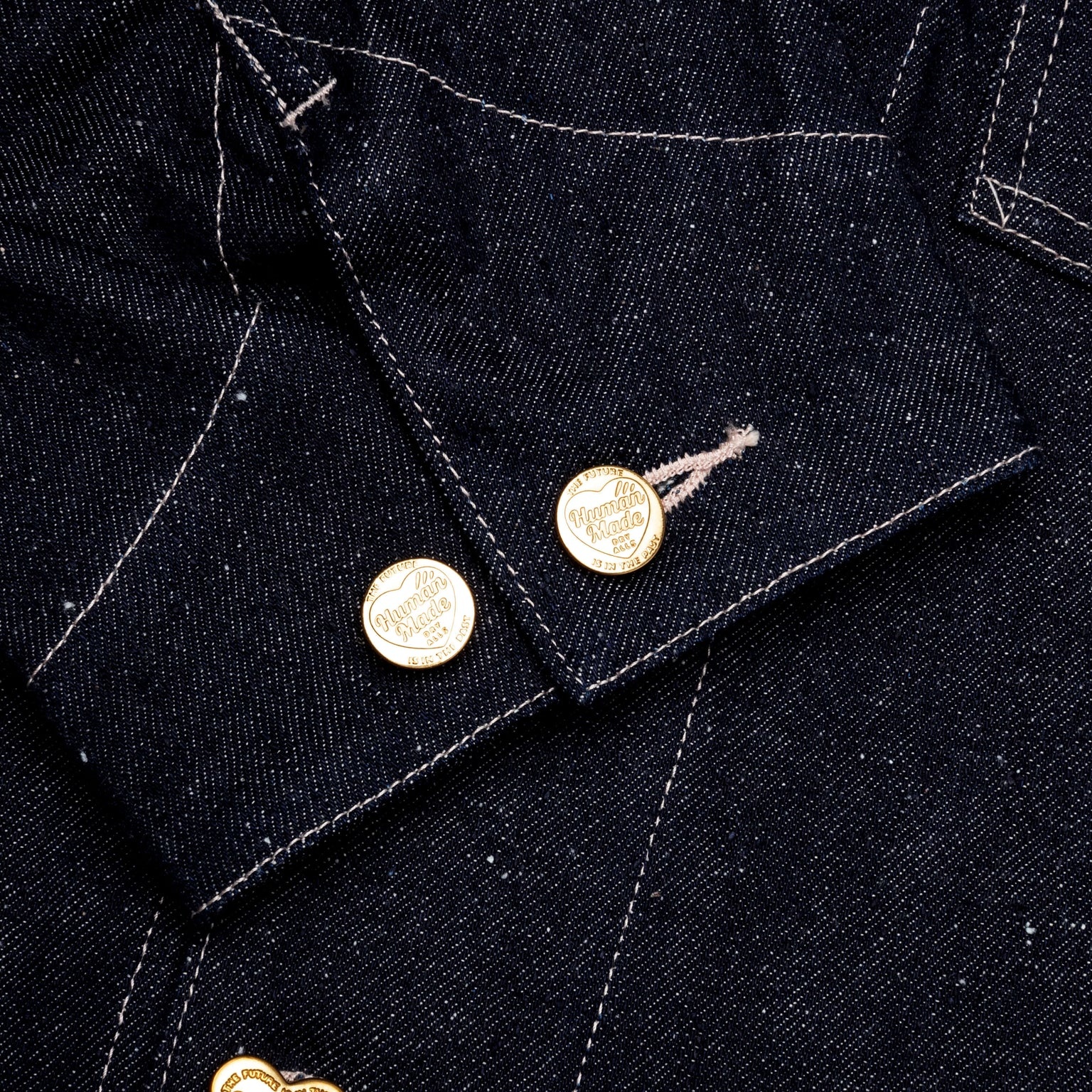 DENIM COVERALL JACKET RIGID - INDIGO - 5