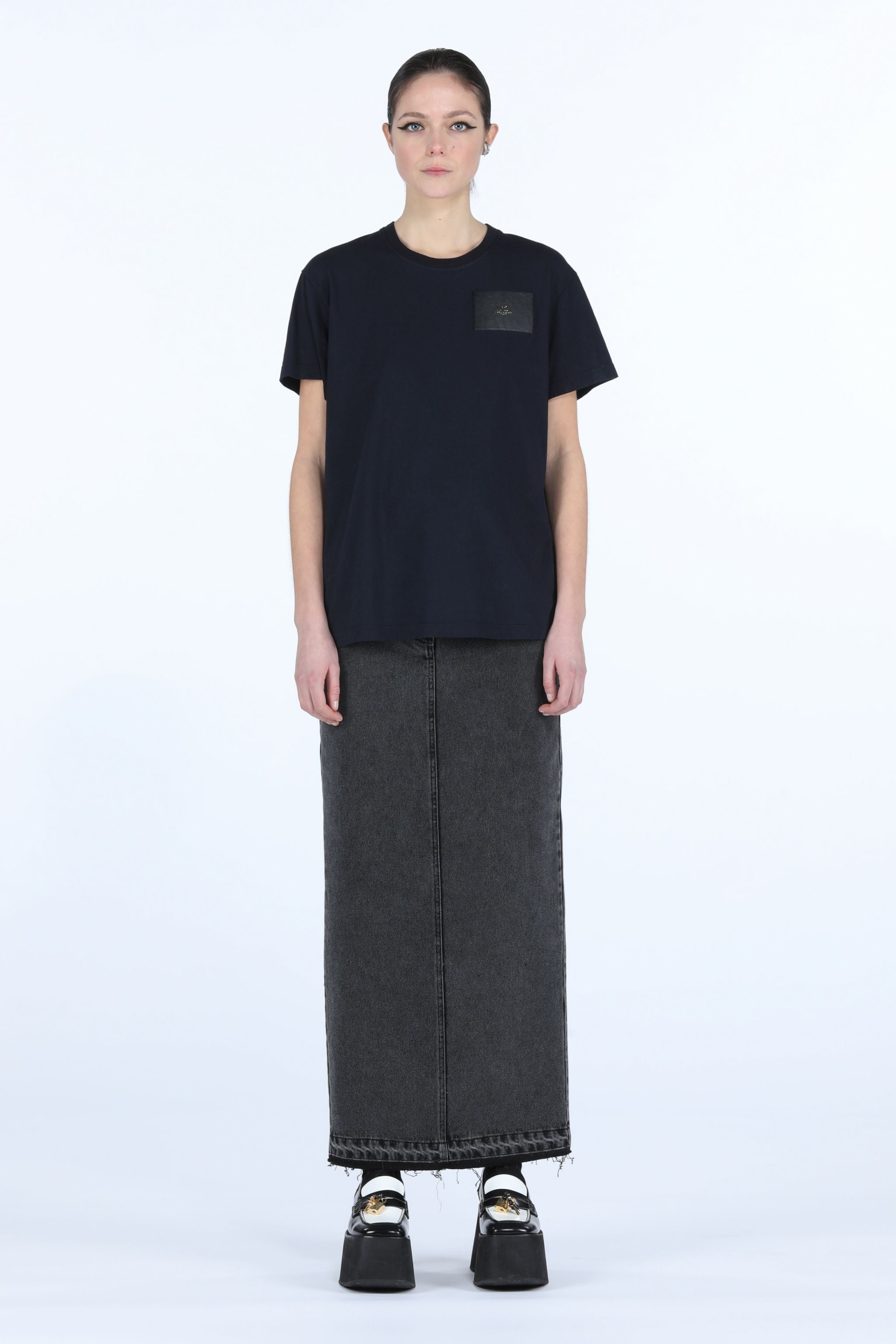 LOGO-PATCH COTTON T-SHIRT - 4