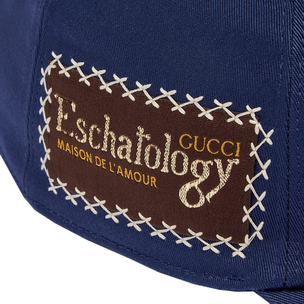 Gucci Leather Logo Baseball Cap - 3