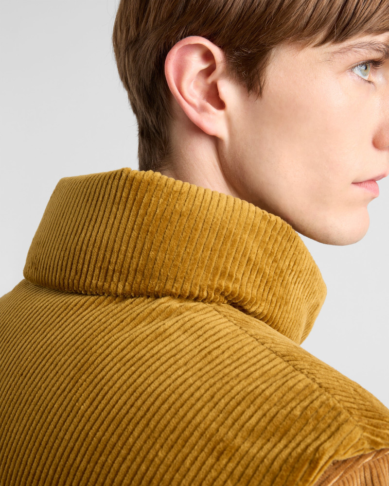 Corduroy down vest 3