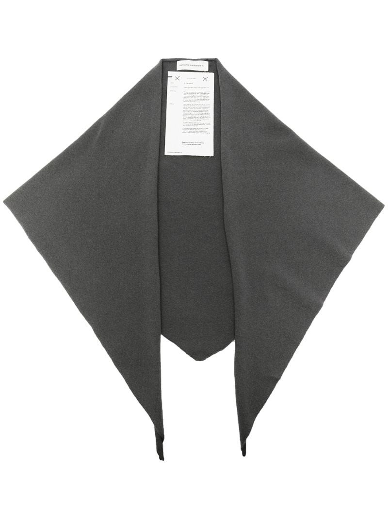 extreme cashmere knitted cashmere-blend shawl outlook