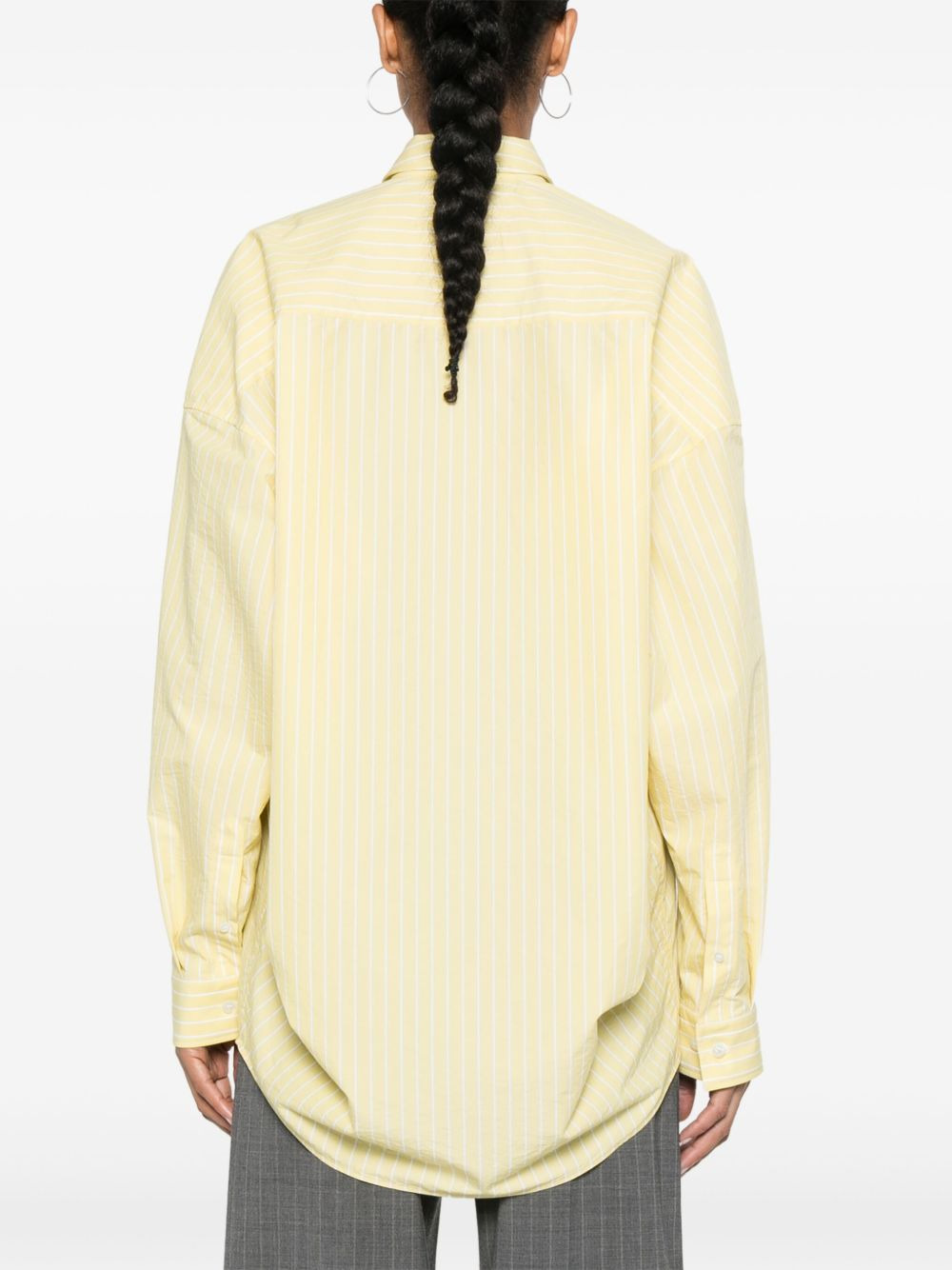 striped cotton shirt - 4