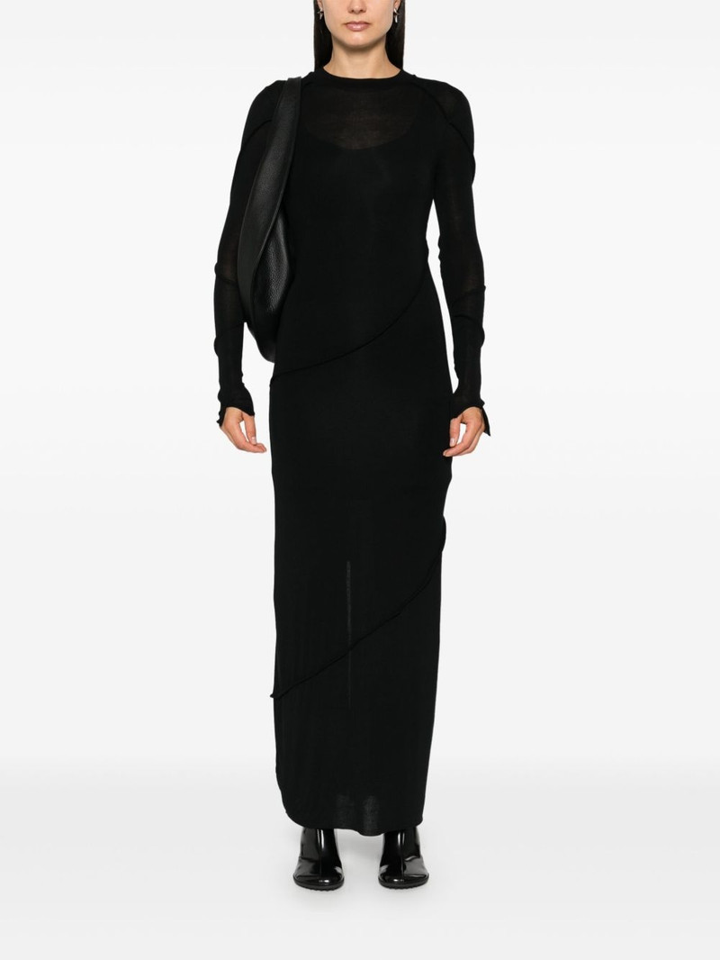 thom/krom seam-detail maxi dress outlook
