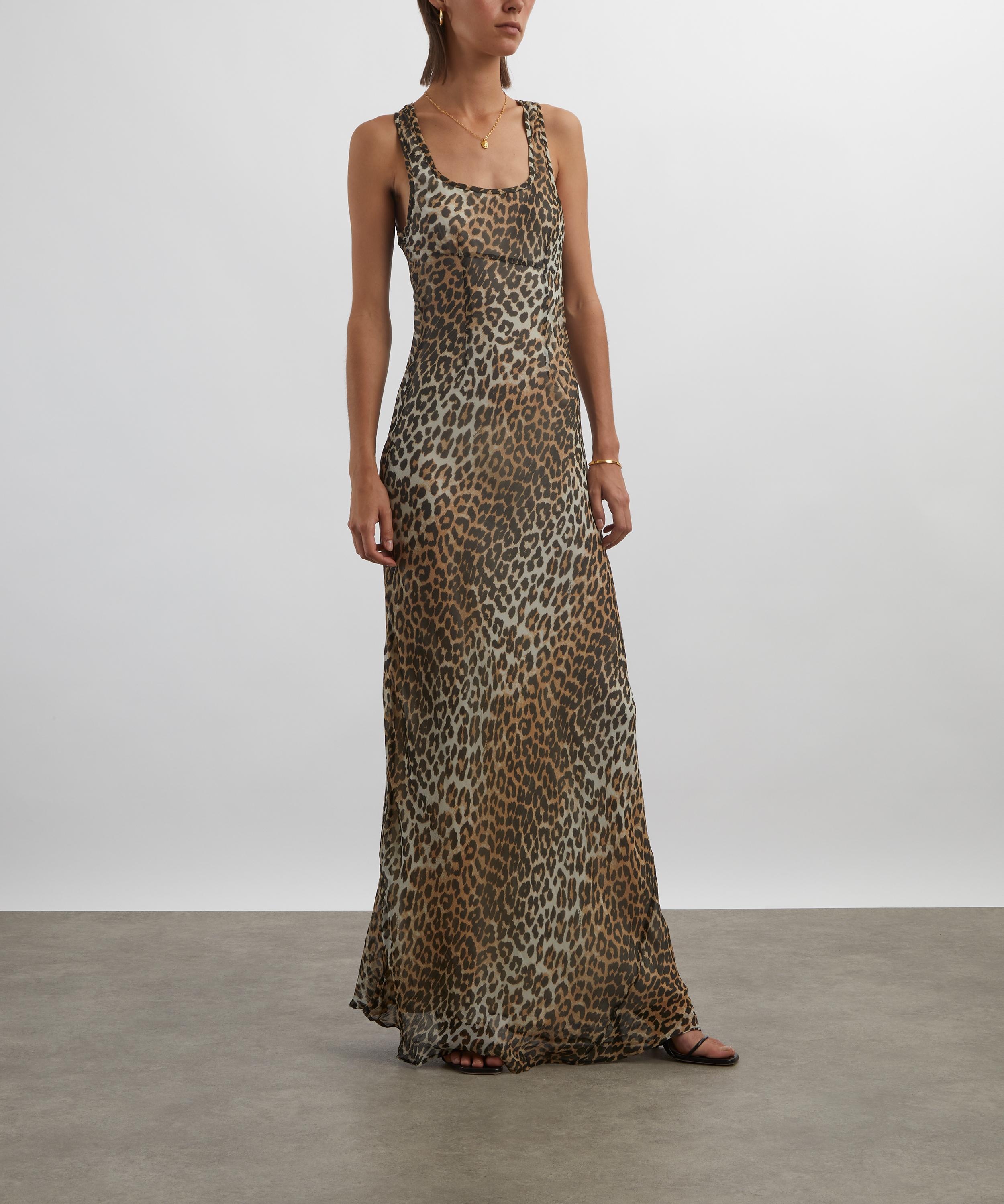 Leopard Print Maxi Dress - 3