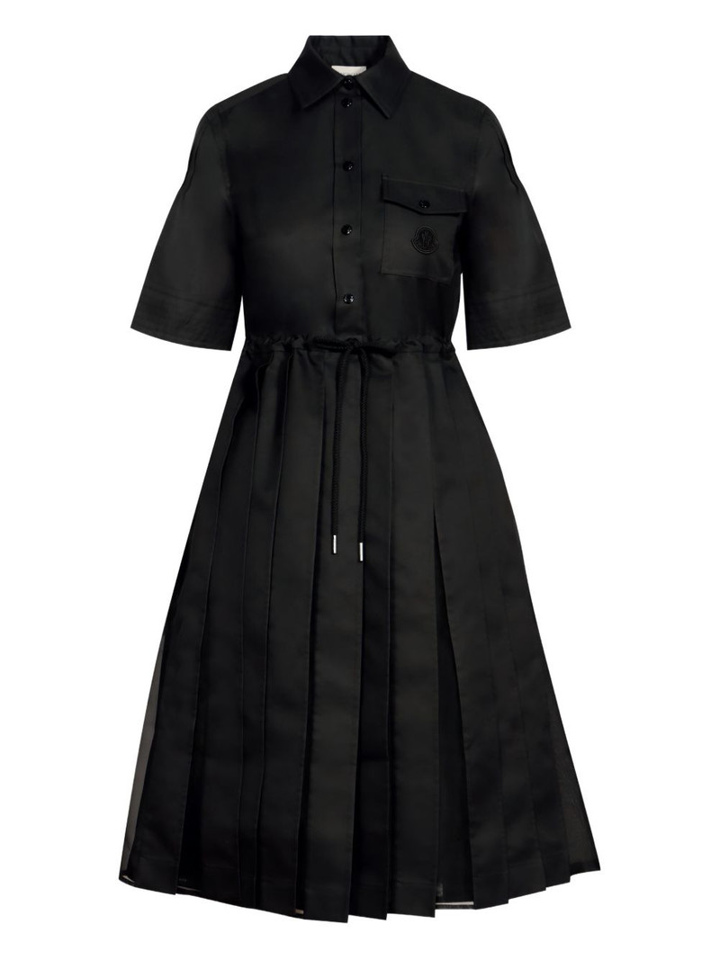 drawstring pleated midi dress 1